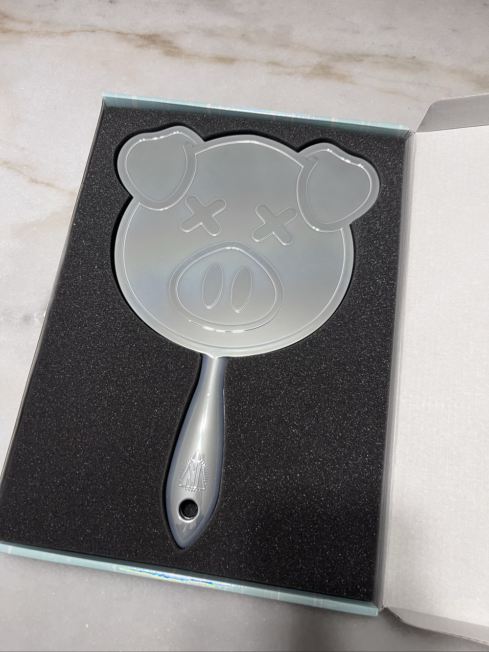 Jeffree Star Grey Pig Hand Mirror Shane Dawson Collaboration